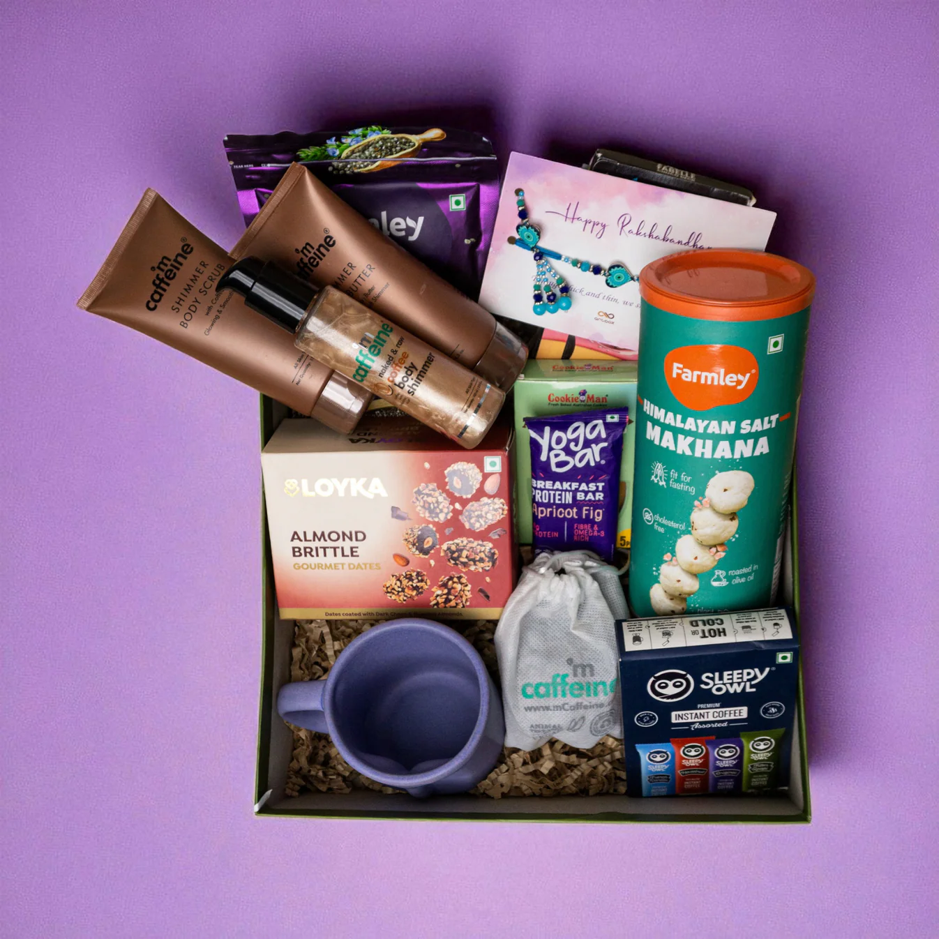 "Indulge & Energize" Unisex Rakhi Hamper